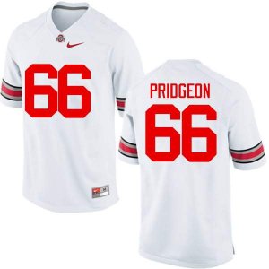 NCAA Ohio State Buckeyes Men's #66 Malcolm Pridgeon White Nike Football College Jersey DCL1245XR